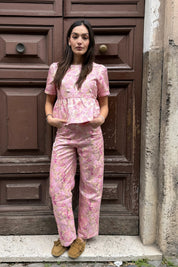 Daphnea - Blusa Rosa