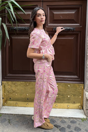Daphnea - Blusa Rosa