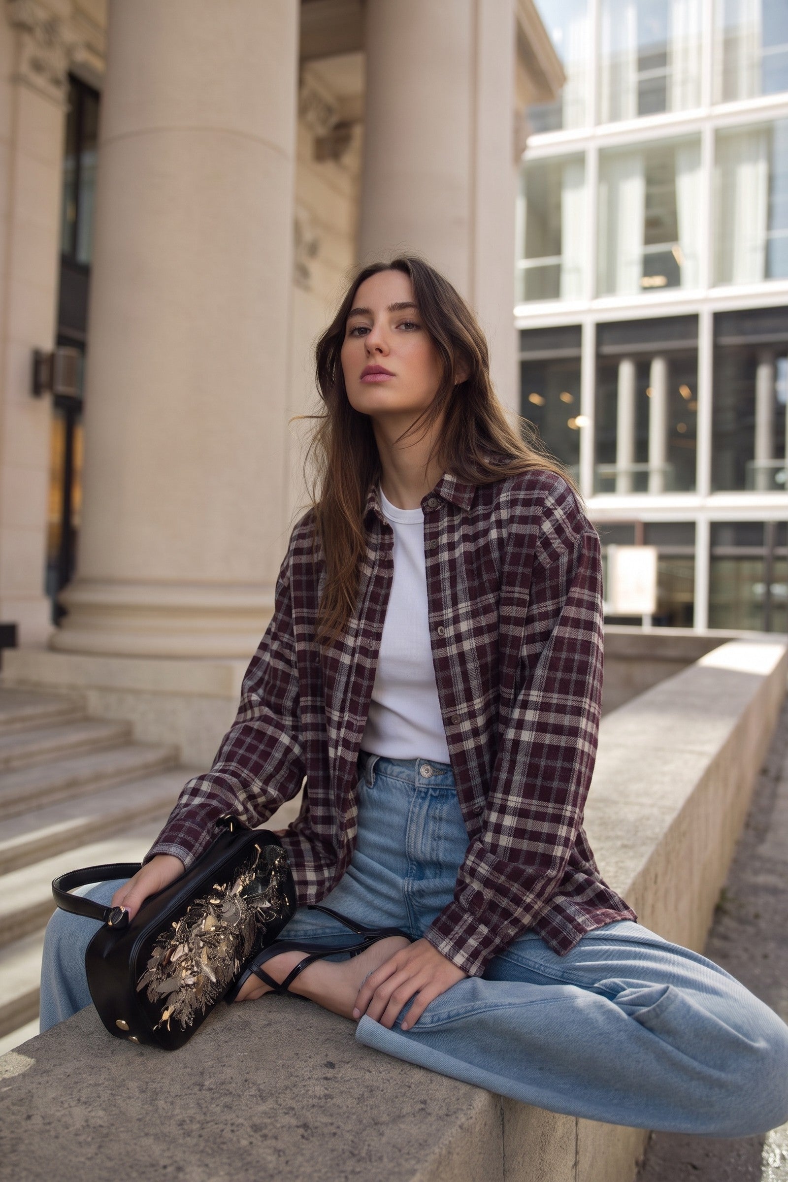 The New Society - Camicia Ember Check