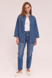BSB - Camicia Giacca Denim Gioiello