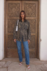 BSB - Giacca Leopard Khaki