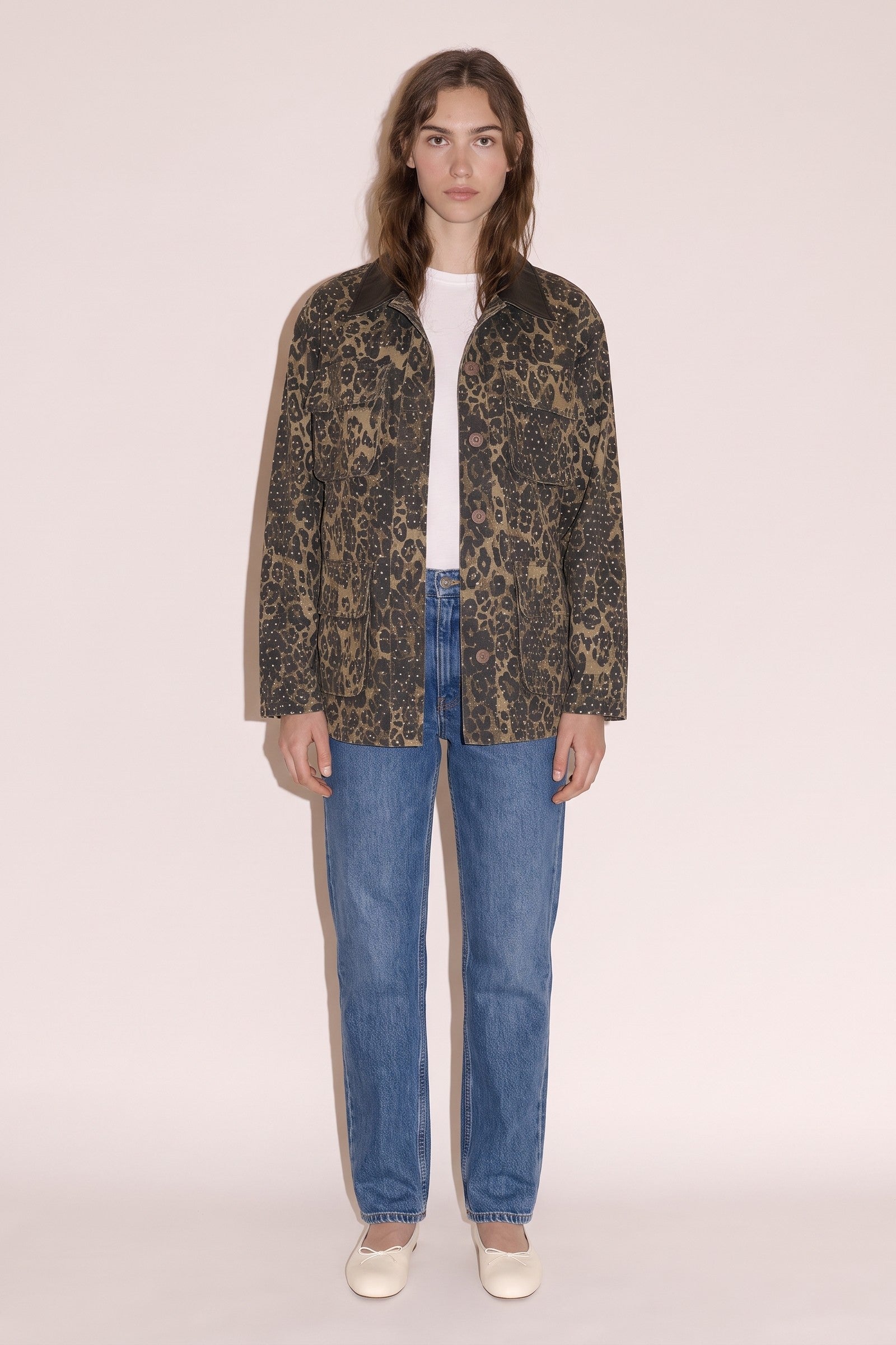 BSB - Giacca Leopard Khaki