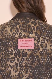 BSB - Giacca Leopard Khaki
